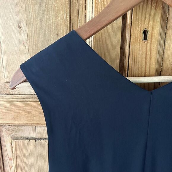 Women's All Saints US‎ 2 / UK 6 Black Silk Albe Dress Faux Wrap Drape - Picture 12 of 12